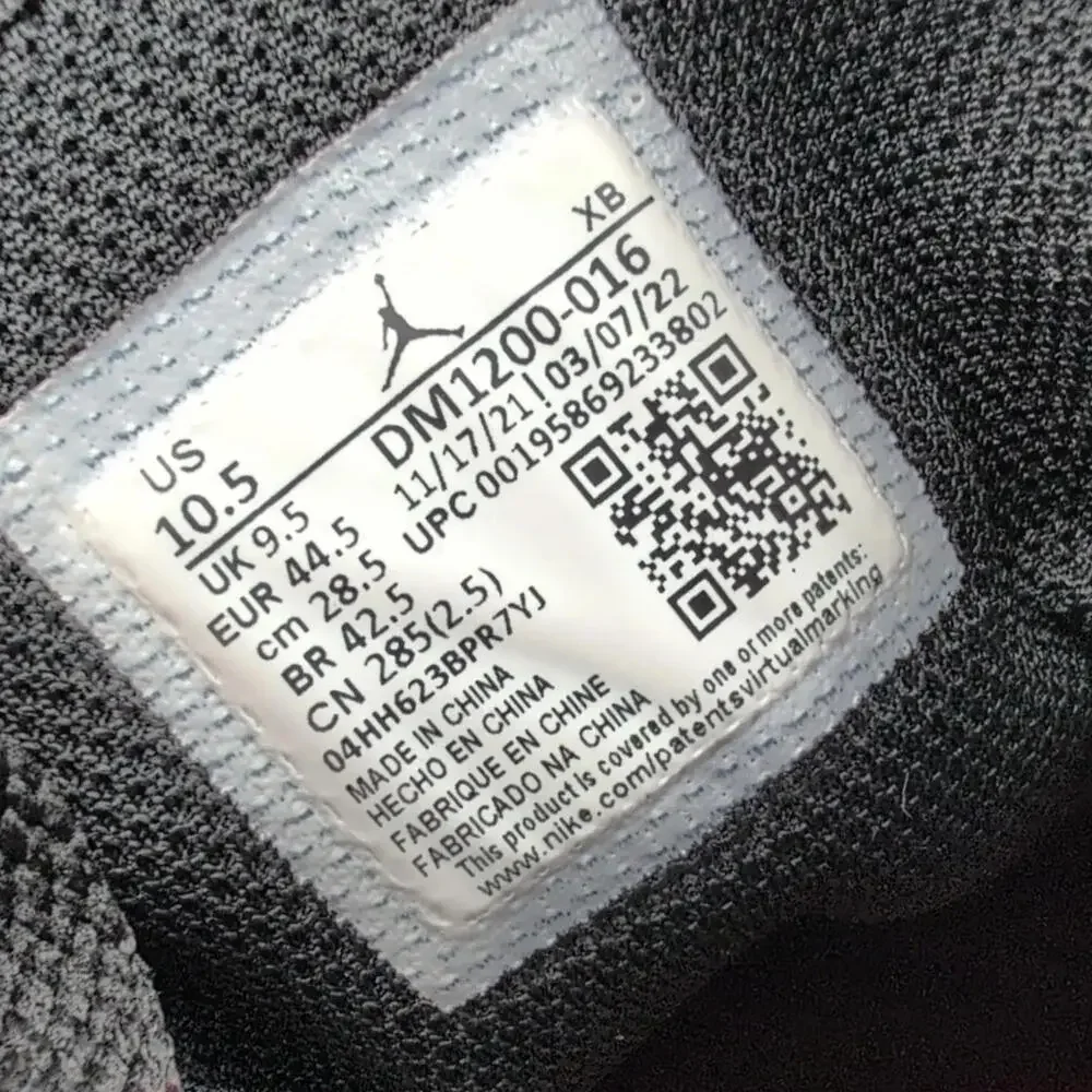 Nike Air Jordan 1 Mid SE Shoes Mens 10.5 Black Grey‎ Elephant Print DM1200-016